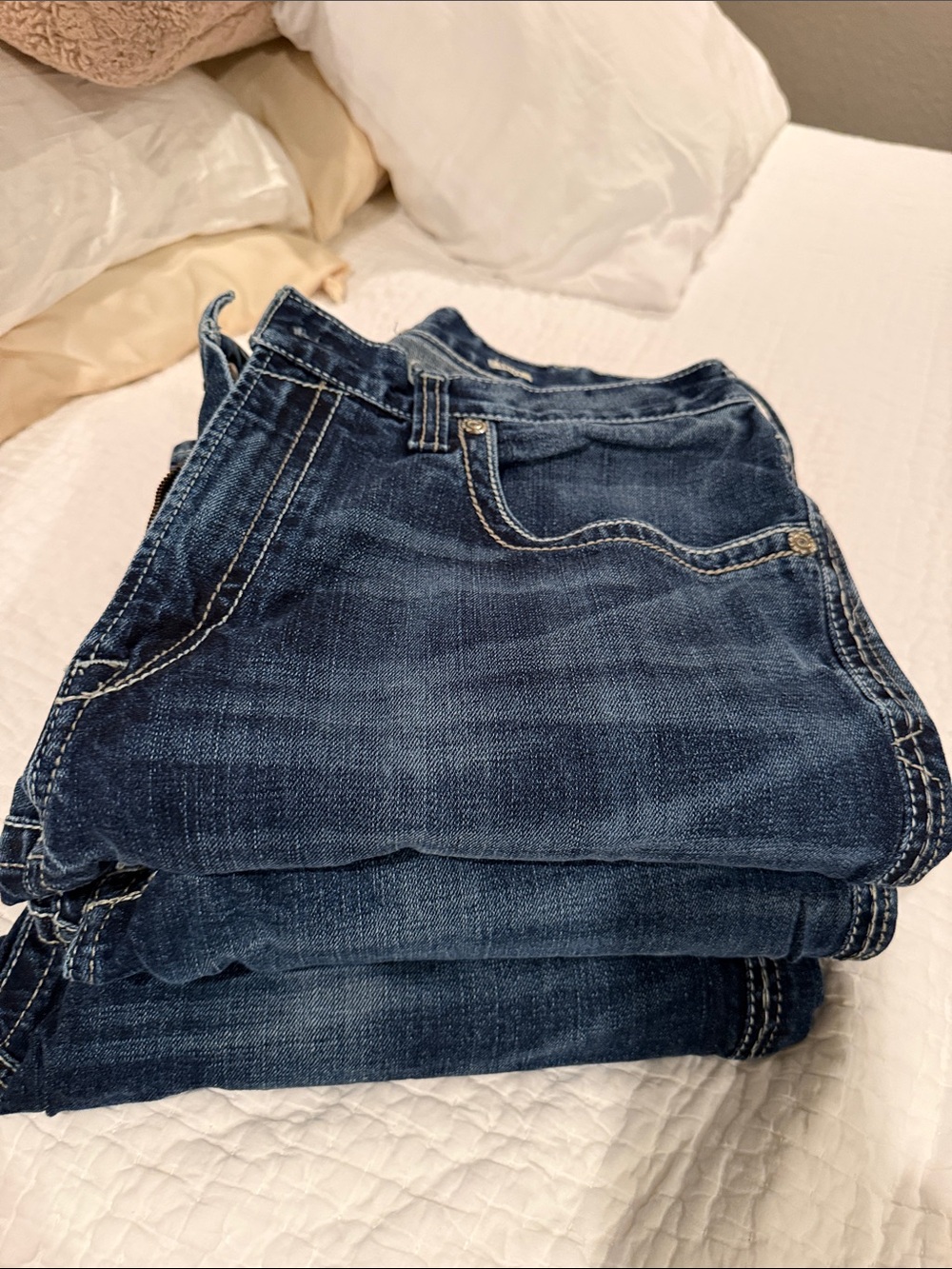 3 Pairs Men’s Ariat Jeans 38/32